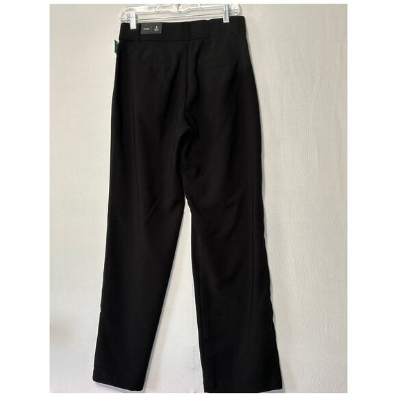 Maurices Black High Rise Trouser Pockets Straight Dress Pants Size 8 Regular NWT - Picture 7 of 9
